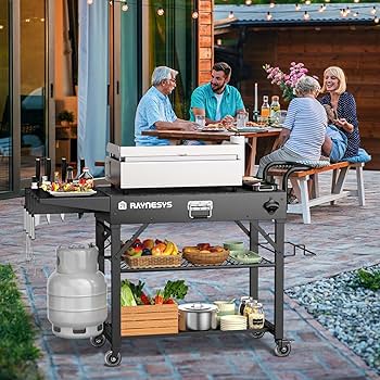 テント、BBQ 8x12 Hardtop BBQ Gazebo with Electrical Outlets for Outdoor